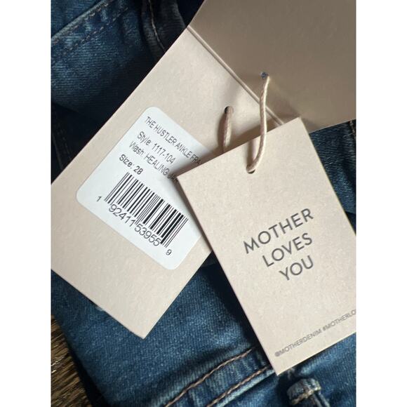 Mother The Hustler Ankle Fray with Healing Jar wash NWT Size 28 - Picture 4 of 5